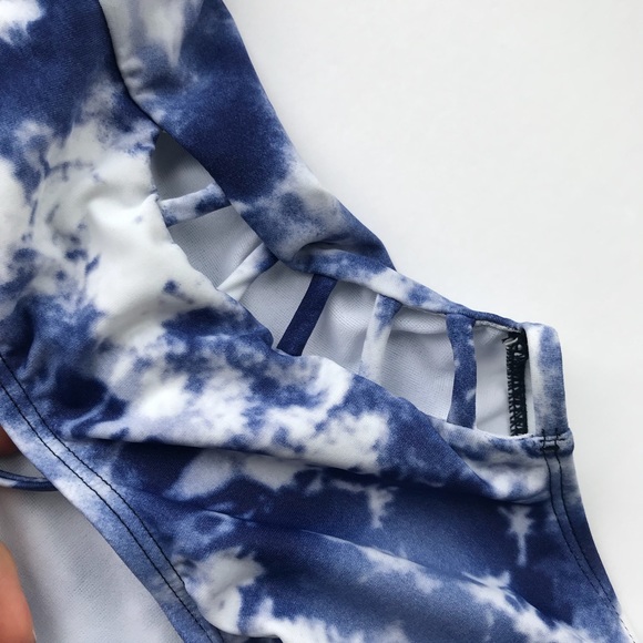 altar'd state | tie dye one piece swimsuit fringe - Picture 6 of 8